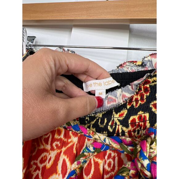 NEW Love The Label Tiered Braided Belt Romy Maxi Skirt Alesandra Mix - Picture 4 of 7